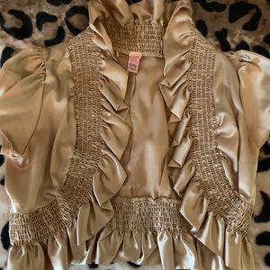 Glamorous Gold cover up! Only used once !🤗